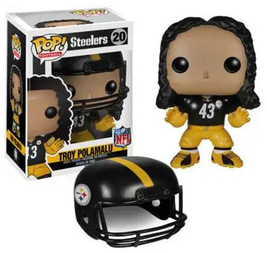 Pop! Troy Polamalu Pittsburgh Steelers w/Helmet NFL