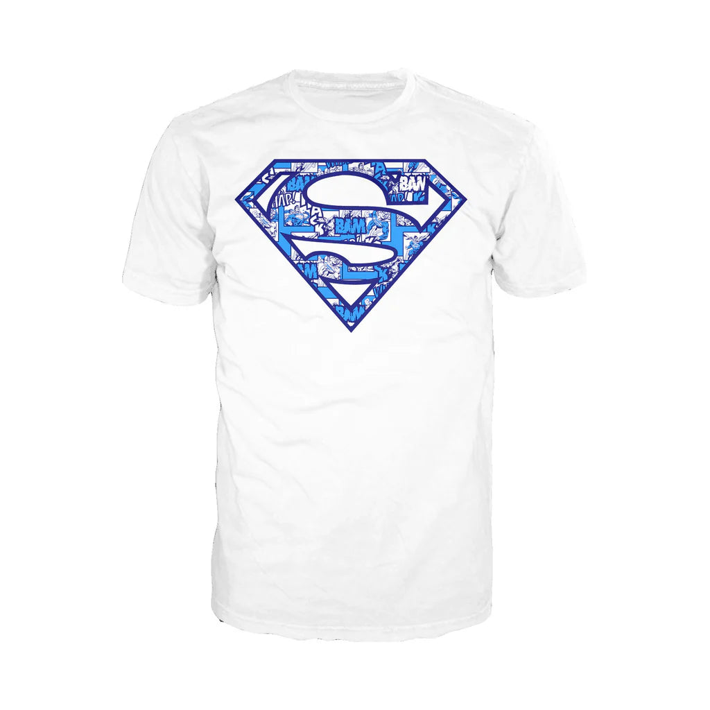 DC Comics Superman Logo Collage Official Men's T-shirt