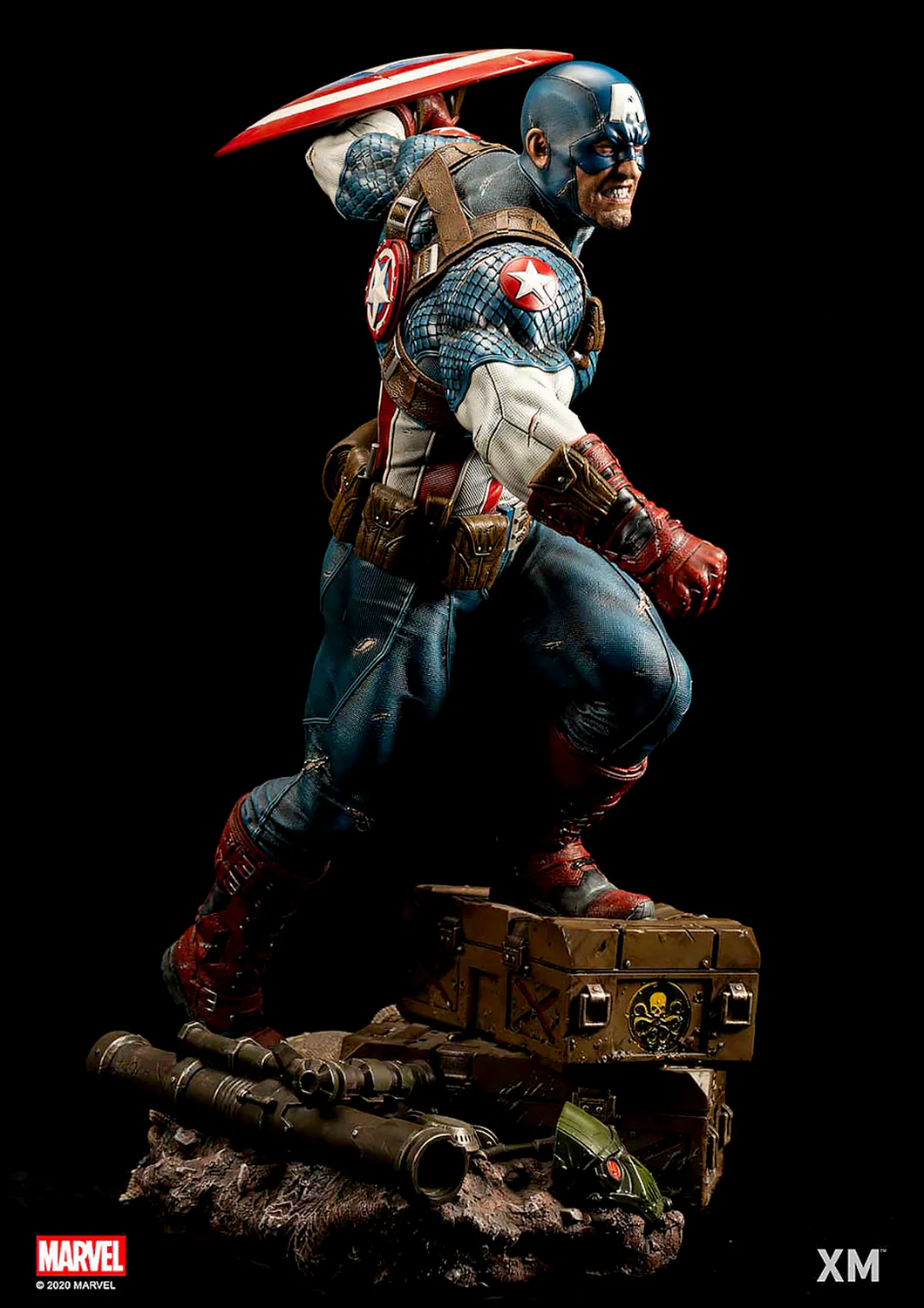 MARVEL ULTIMATE 1/4 CAPTAIN AMERICA VERSION A