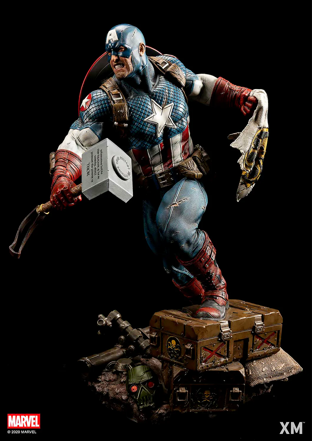 MARVEL ULTIMATE CAPTAIN AMERICA 1/4 VERSION B