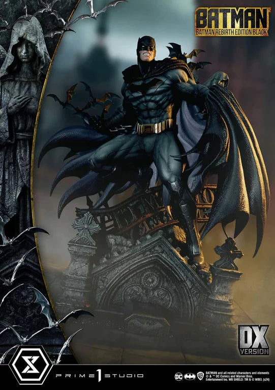 PRIME 1 STUDIO BATMAN COMICS BATMAN REBIRTH EDITION BLACK DELUXE VERSION