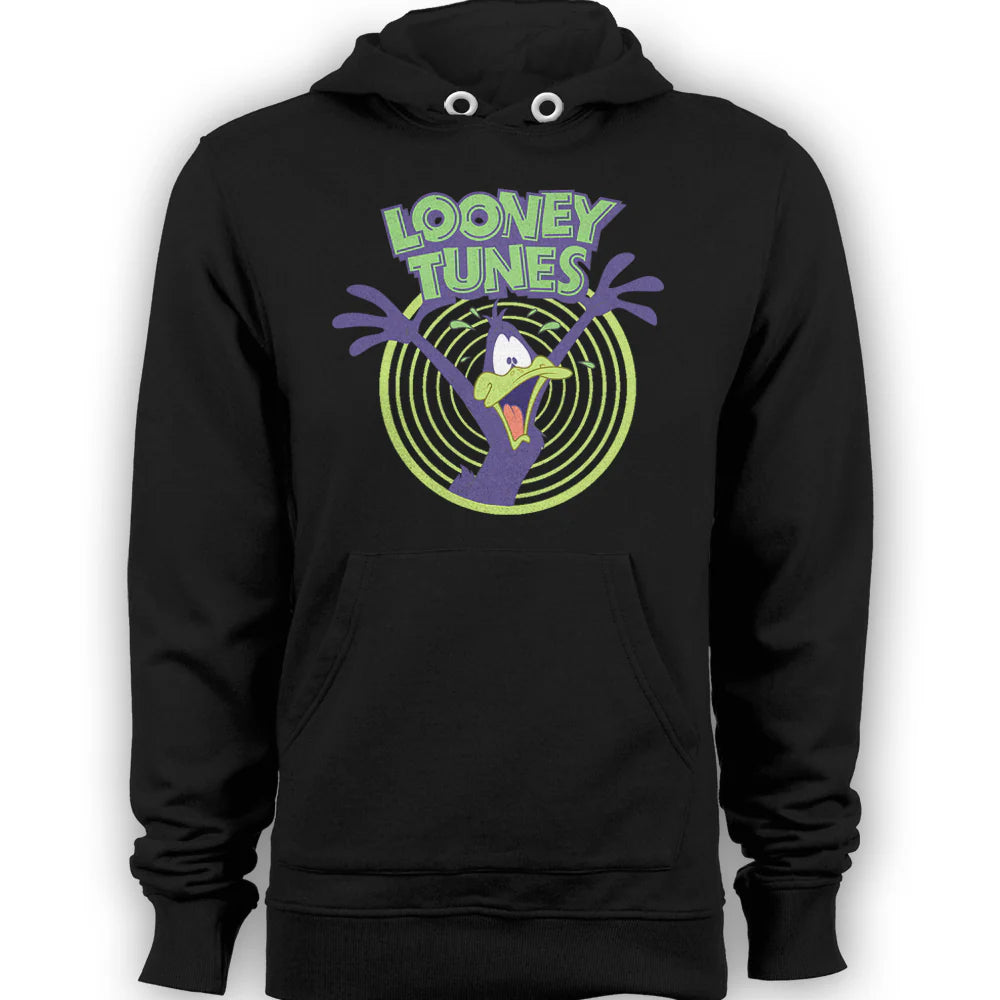 Looney Tunes Daffy Duck Logo Crazy Official Hoodie