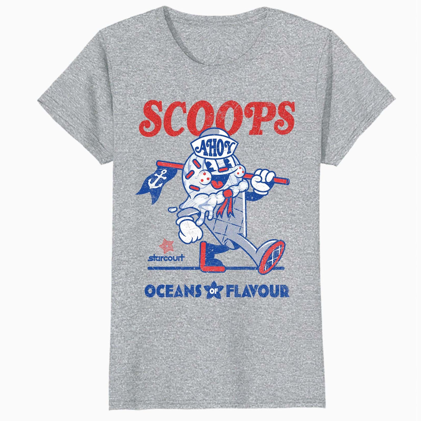 Stranger Things Scoops Ahoy Ice Cream Mascot Starcourt Retro Official Women's SKINNY FIT T-Shirt