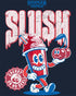 Stranger Things Scoops Ahoy Promo Slush Cherry Vintage 80s Official Women's SKINNY FIT T-Shirt