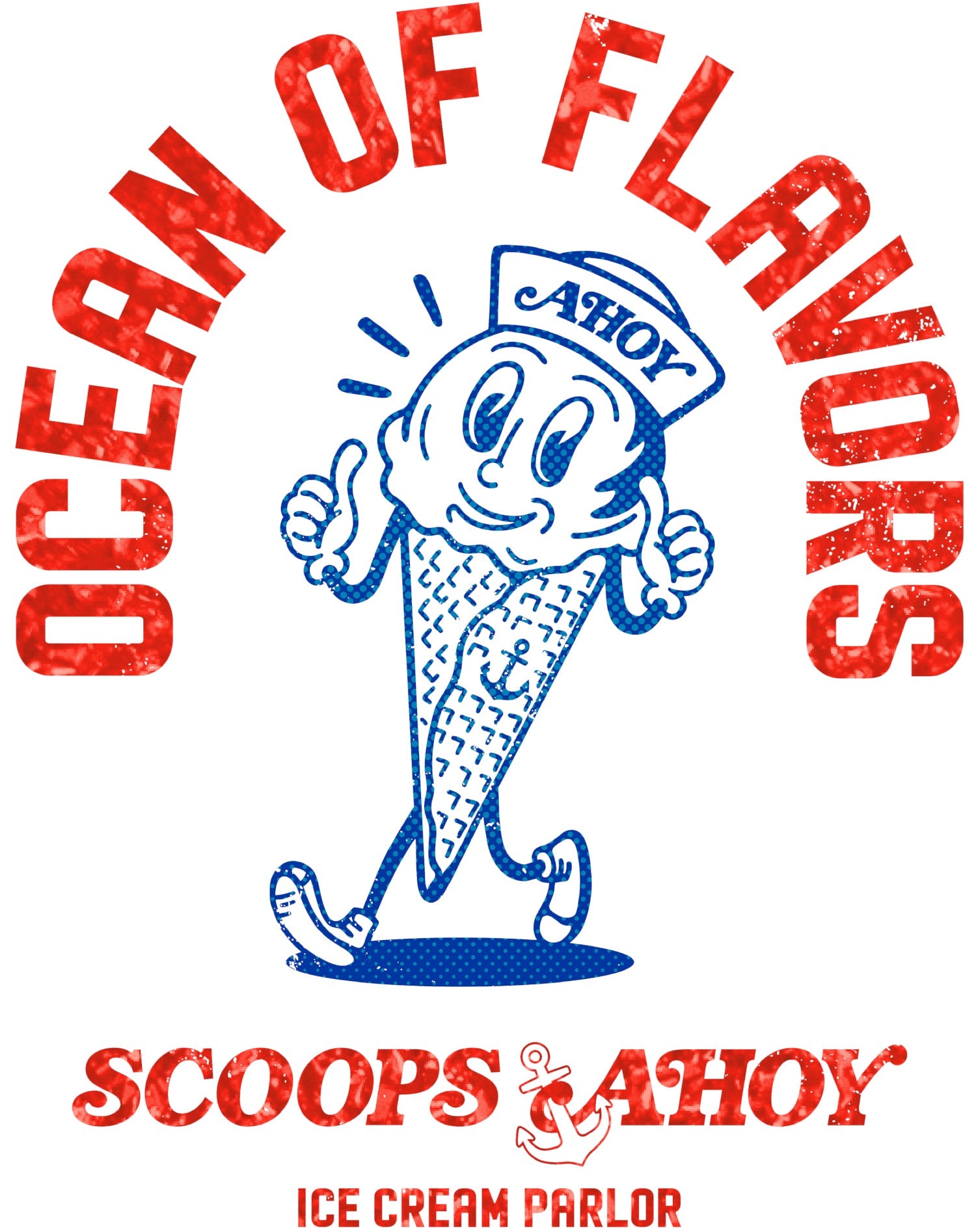 Stranger Things Scoops Ahoy Starcourt Ice Cream Flavor Retro Official Women's SKINNY FIT T-Shirt