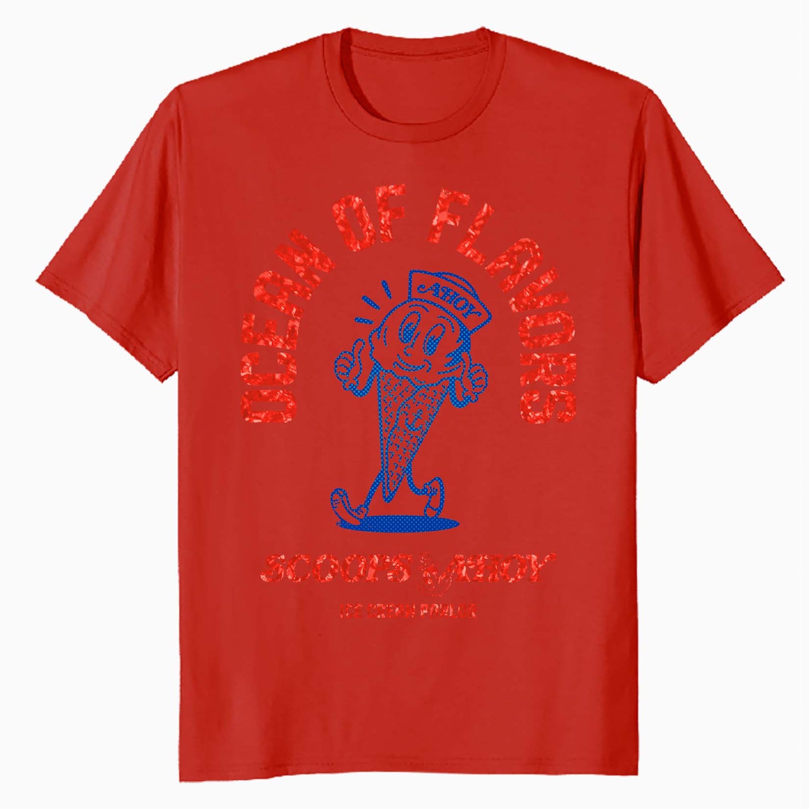 Stranger Things Scoops Ahoy Starcourt Ice Cream Flavor Retro Official Men's T-Shirt