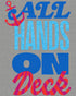 Stranger Things Scoops Ahoy Starcourt Mall Hands Deck Vintage Official Women's SKINNY FIT T-Shirt