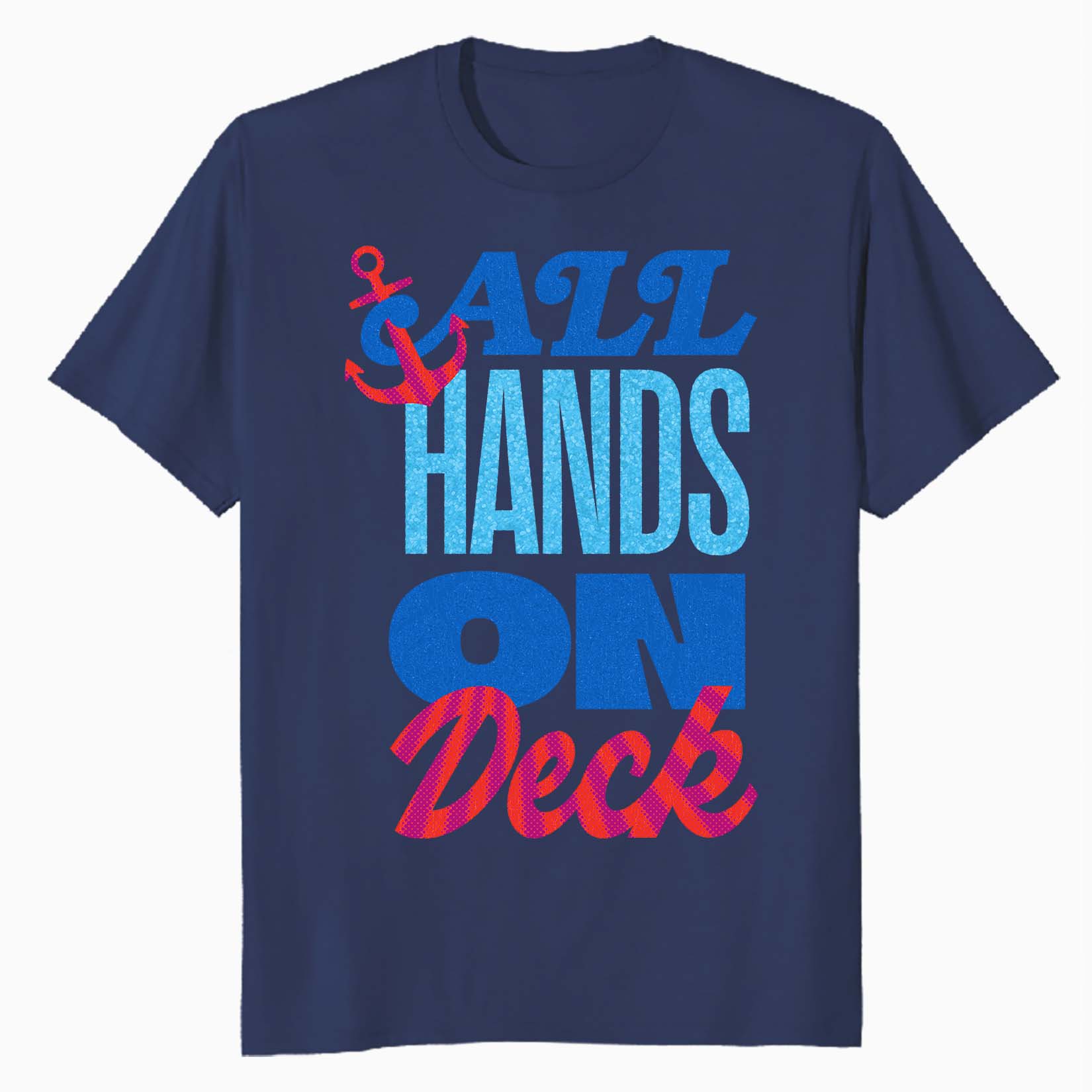 Stranger Things Scoops Ahoy Starcourt Mall Hands Deck Vintage Official Men's T-Shirt