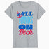 Stranger Things Scoops Ahoy Starcourt Mall Hands Deck Vintage Official Women's SKINNY FIT T-Shirt