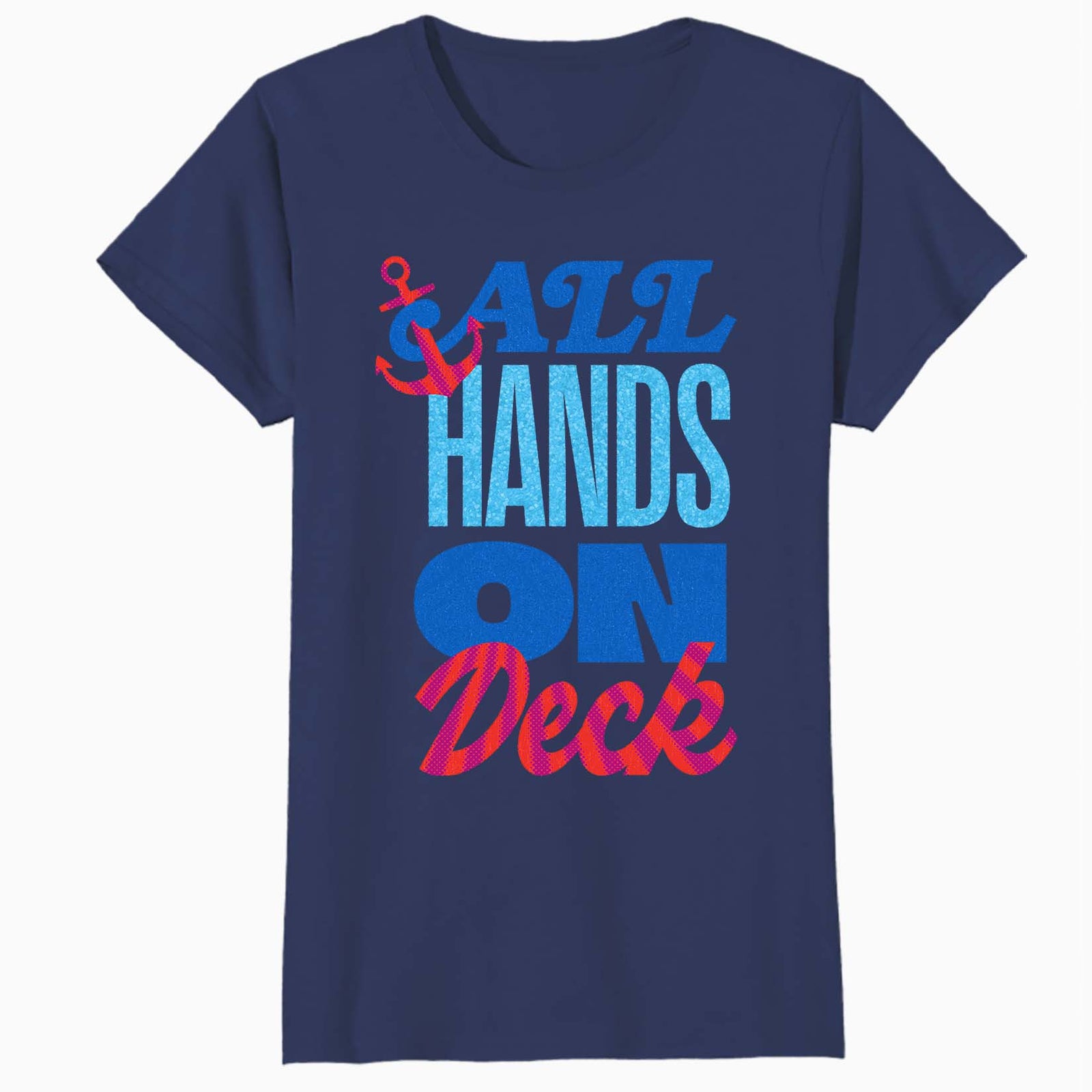 Stranger Things Scoops Ahoy Starcourt Mall Hands Deck Vintage Official Women's SKINNY FIT T-Shirt