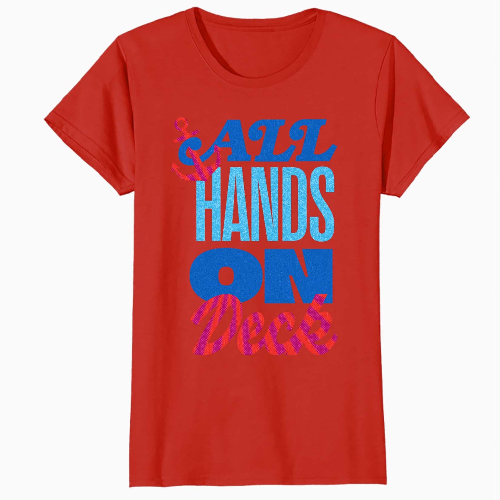 Stranger Things Scoops Ahoy Starcourt Mall Hands Deck Vintage Official Women's SKINNY FIT T-Shirt