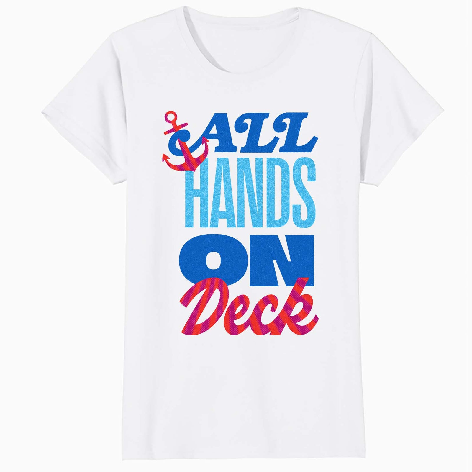 Stranger Things Scoops Ahoy Starcourt Mall Hands Deck Vintage Official Women's SKINNY FIT T-Shirt