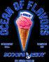 Stranger Things Scoops Ahoy Starcourt Mall Hawkins Ice Cream Official Women's SKINNY FIT T-Shirt