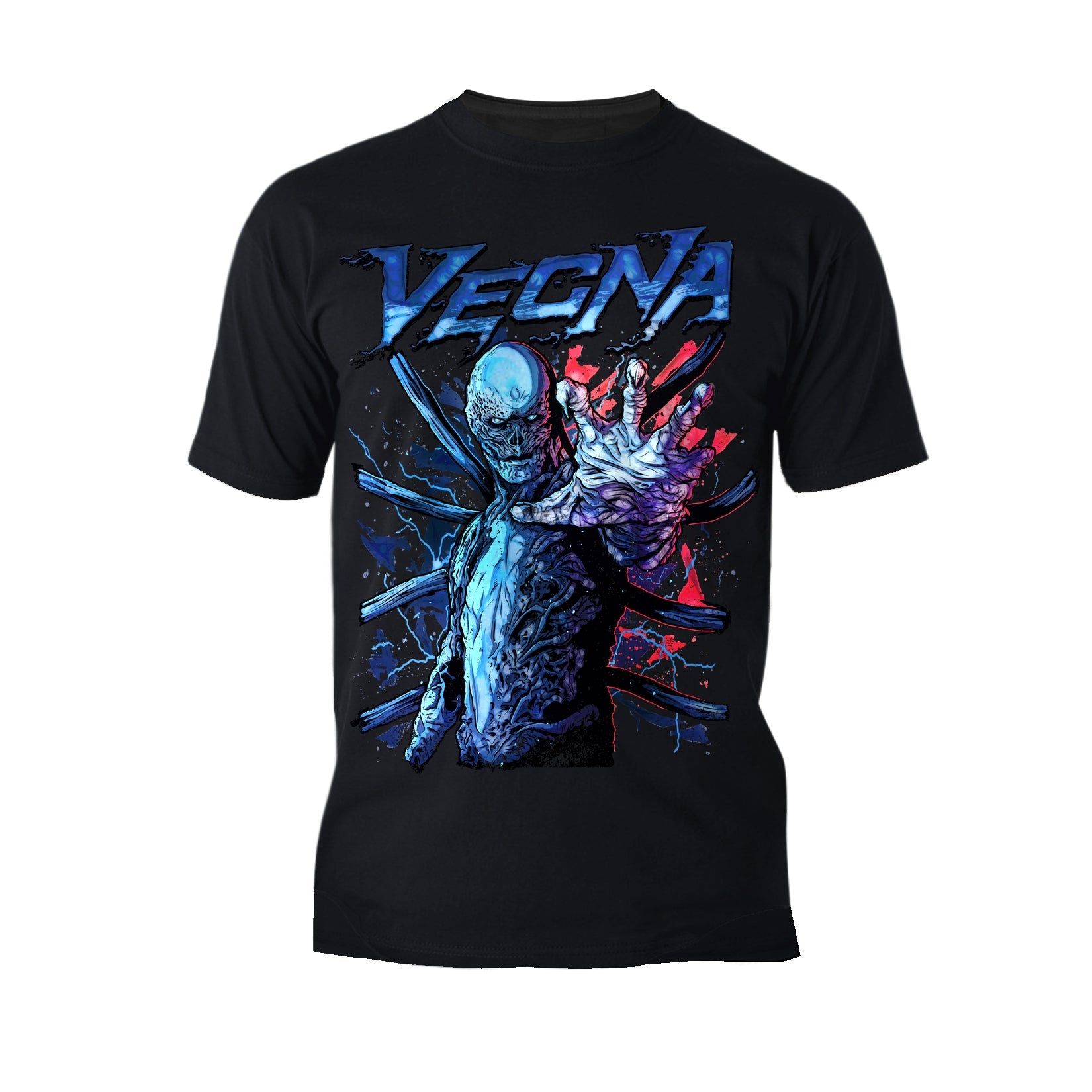 Stranger Things Vecna Graffiti Portrait Upside Down Gate Official Men's T-Shirt