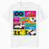 Peanuts Snoopy Masked Marvel Comic Strip Fun Super Hero Rescue Dog Official Men's T-Shirt