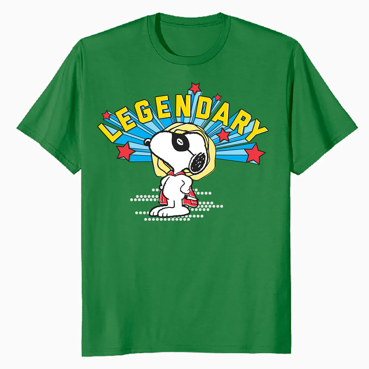 Peanuts Snoopy Masked Marvel Legendary Super Hero Caped Beagle Comic Official Men's T-Shirt