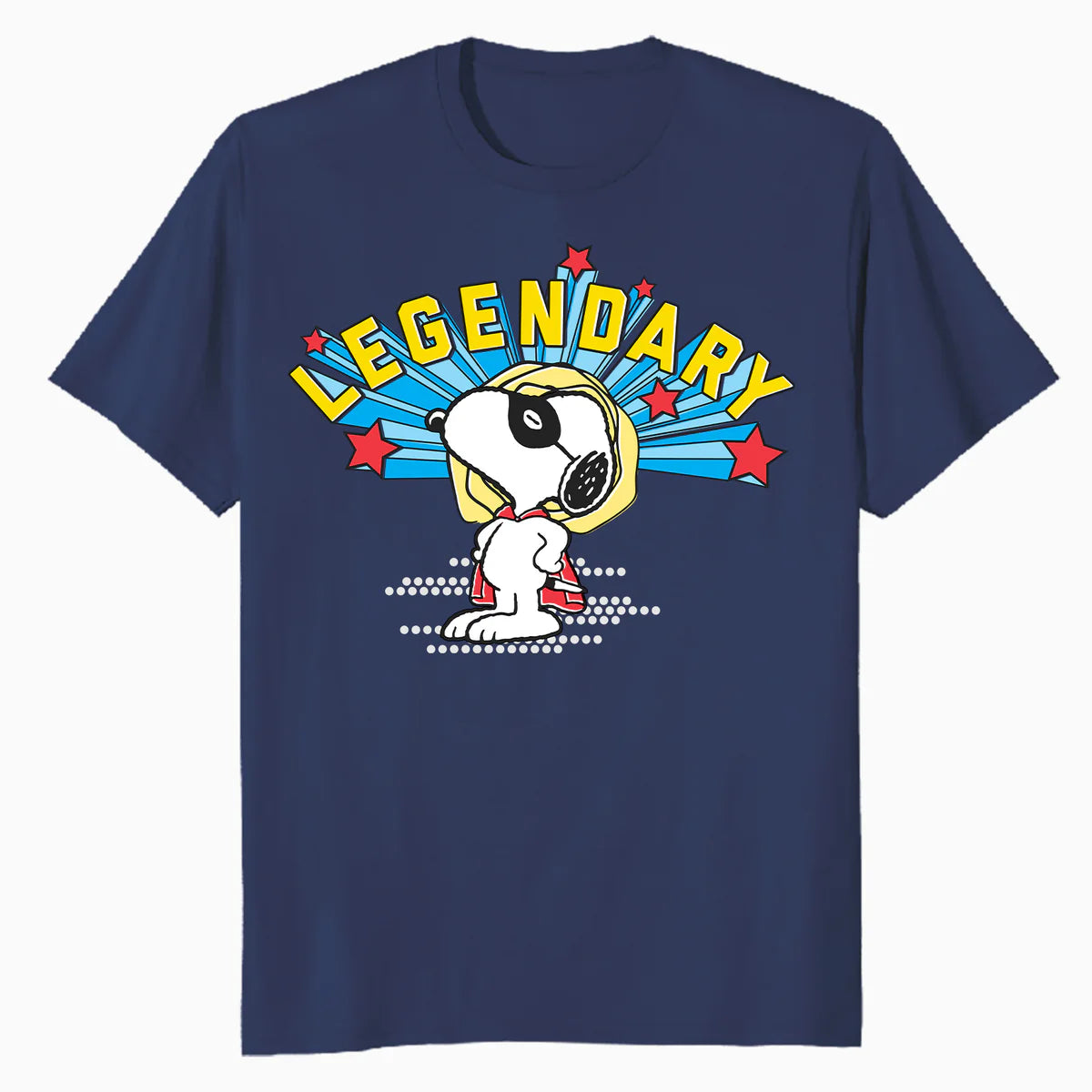 Peanuts Snoopy Masked Marvel Legendary Super Hero Caped Beagle Comic Official Men's T-Shirt