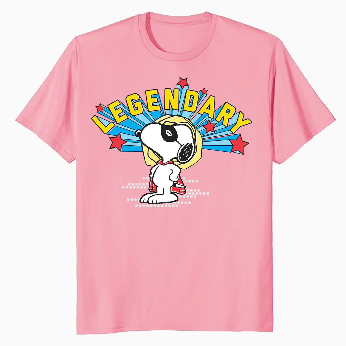 Peanuts Snoopy Masked Marvel Legendary Super Hero Caped Beagle Comic Official Men's T-Shirt