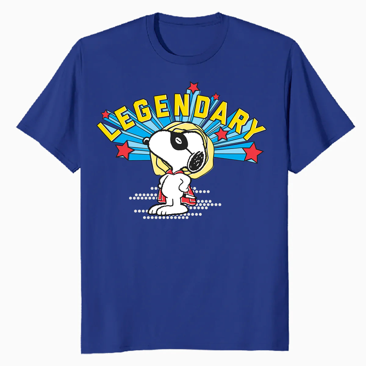 Peanuts Snoopy Masked Marvel Legendary Super Hero Caped Beagle Comic Official Men's T-Shirt