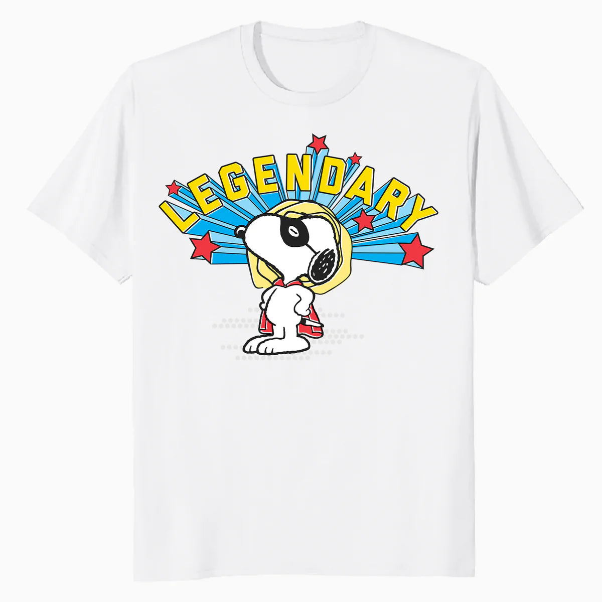 Peanuts Snoopy Masked Marvel Legendary Super Hero Caped Beagle Comic Official Men's T-Shirt