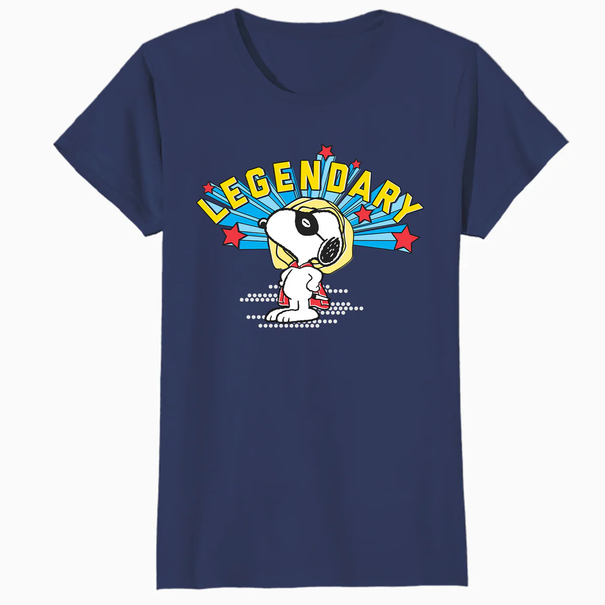 Peanuts Snoopy Masked Marvel Legendary Super Hero Caped Beagle Comic Official Women's SKINNY FIT T-Shirt