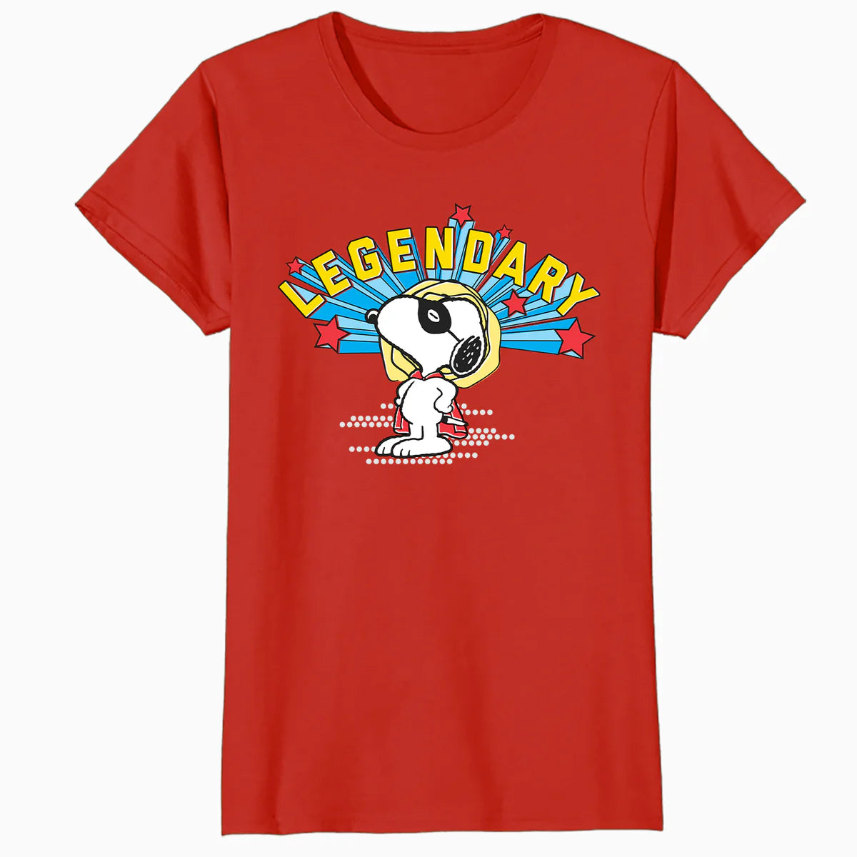 Peanuts Snoopy Masked Marvel Legendary Super Hero Caped Beagle Comic Official Women's SKINNY FIT T-Shirt