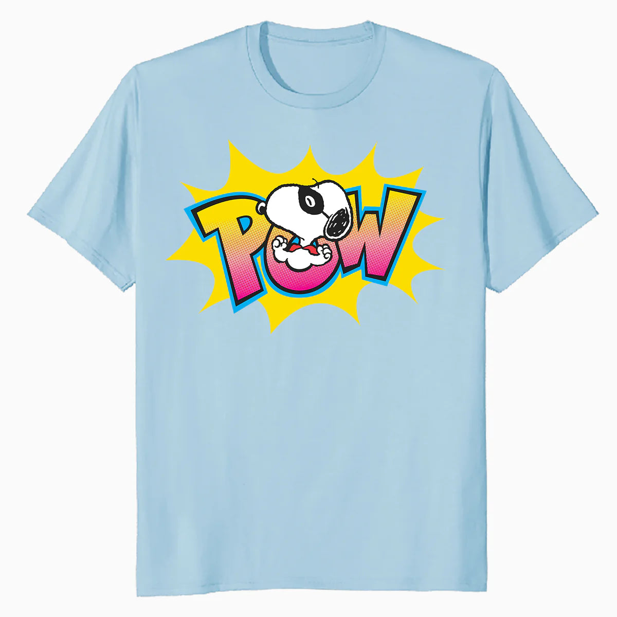 Peanuts Snoopy Masked Marvel Pow Super Hero Caped Beagle Lol Comic Official Men's T-Shirt