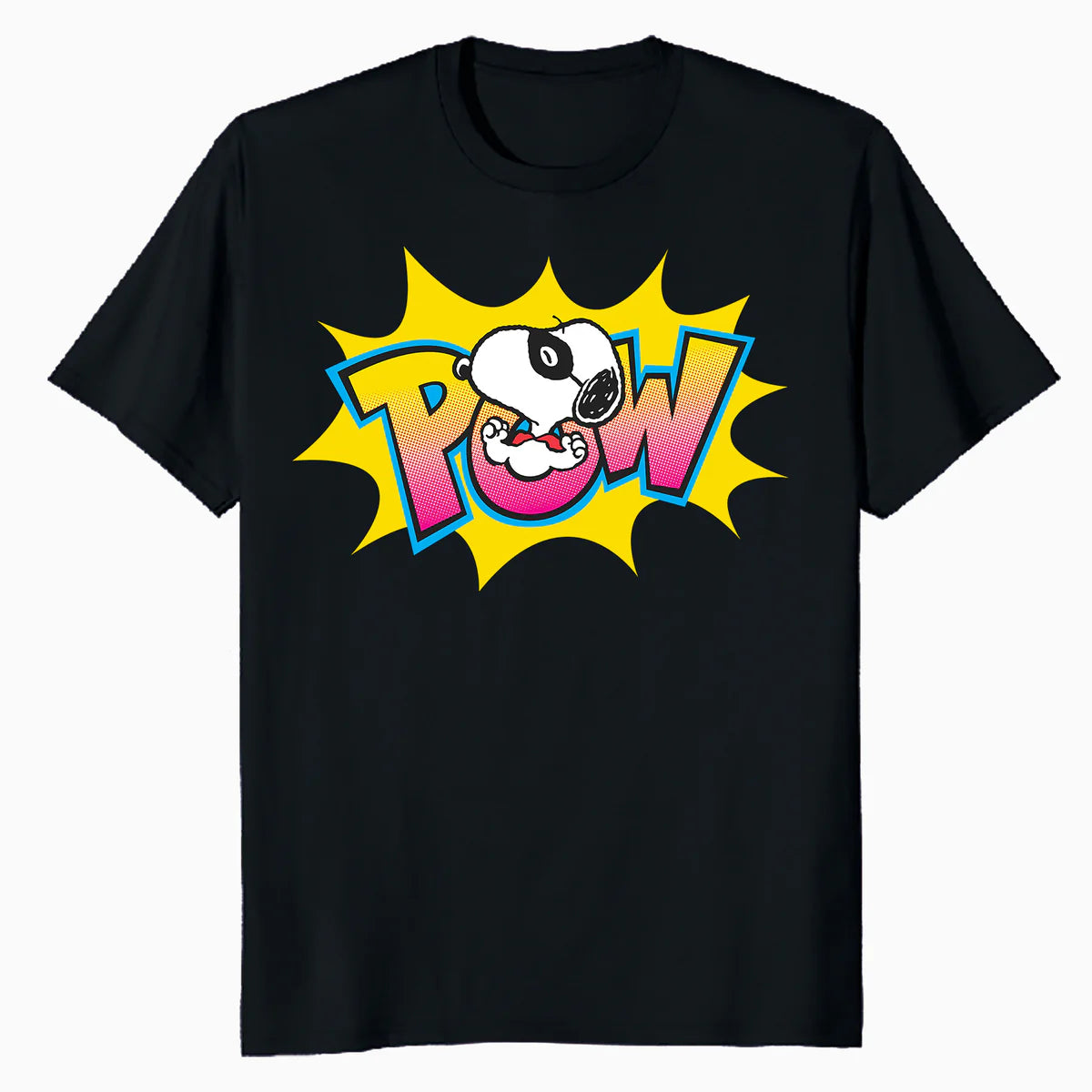 Peanuts Snoopy Masked Marvel Pow Super Hero Caped Beagle Lol Comic Official Men's T-Shirt