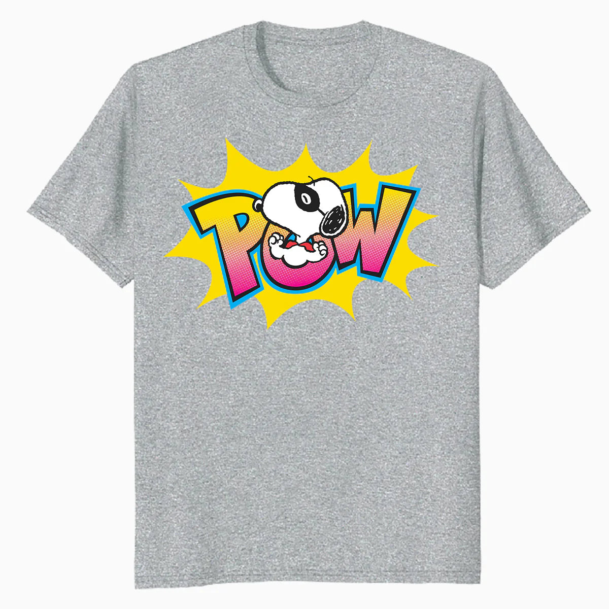 Peanuts Snoopy Masked Marvel Pow Super Hero Caped Beagle Lol Comic Official Men's T-Shirt