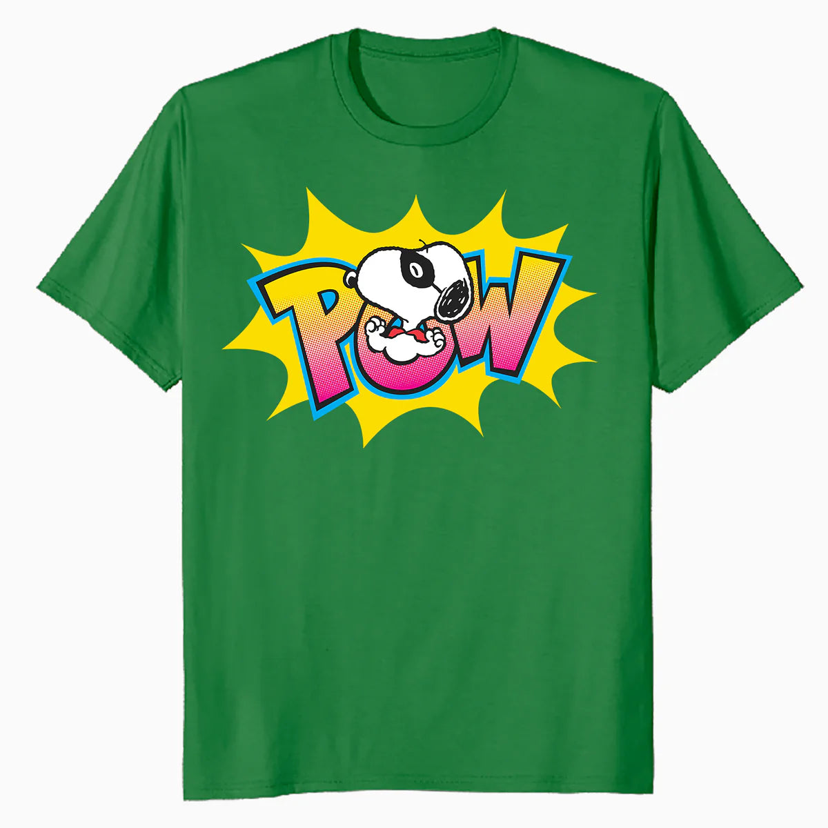 Peanuts Snoopy Masked Marvel Pow Super Hero Caped Beagle Lol Comic Official Men's T-Shirt