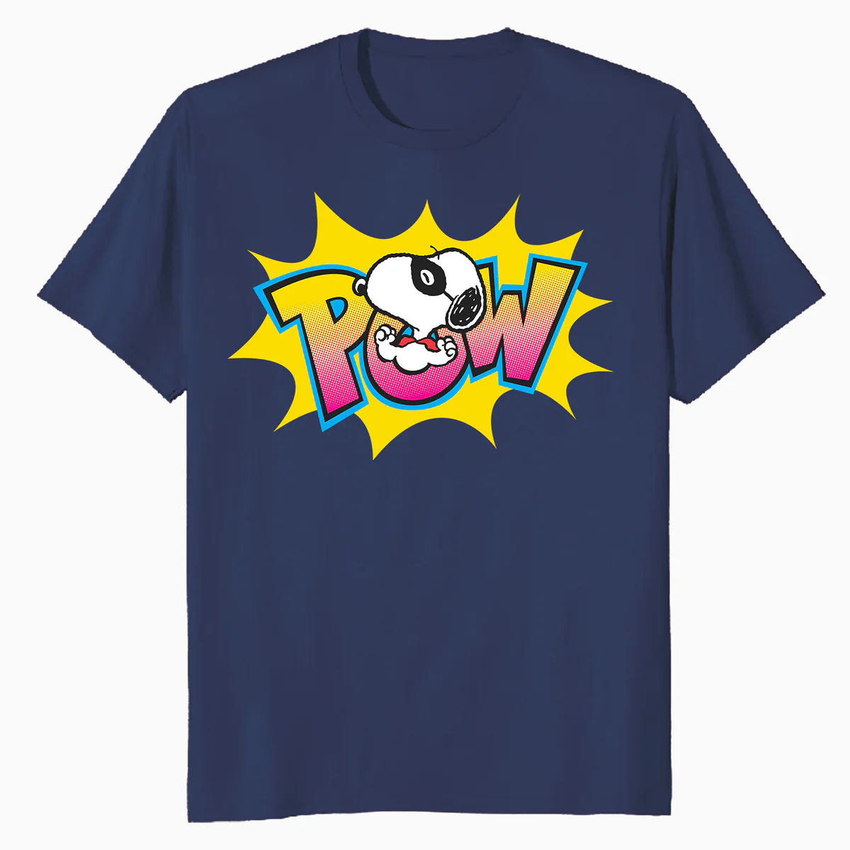 Peanuts Snoopy Masked Marvel Pow Super Hero Caped Beagle Lol Comic Official Men's T-Shirt