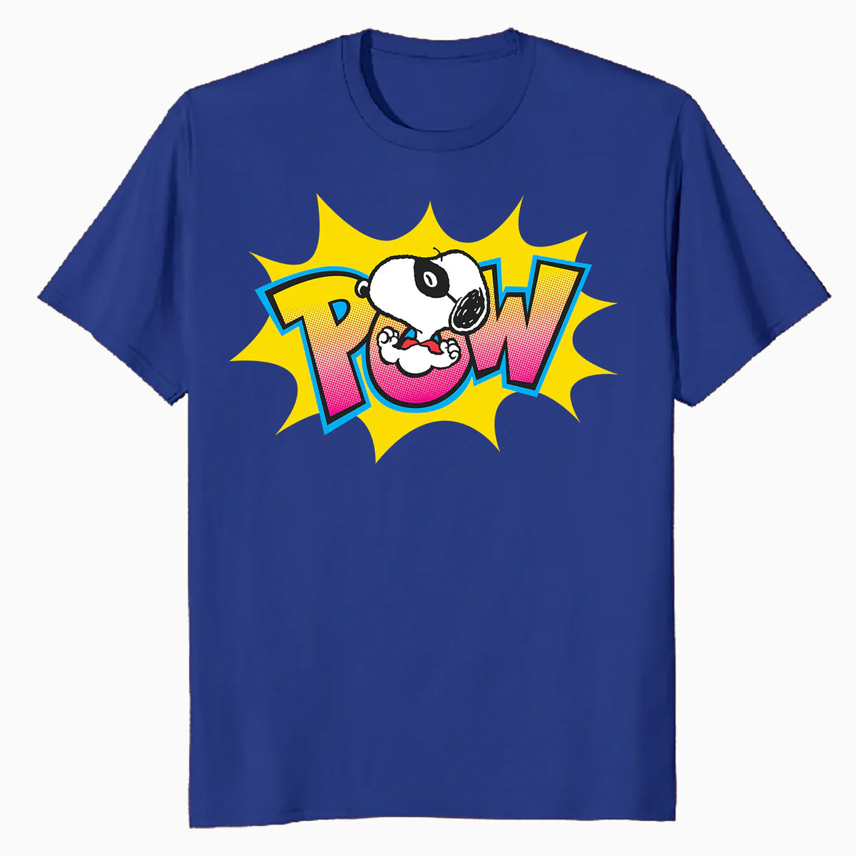 Peanuts Snoopy Masked Marvel Pow Super Hero Caped Beagle Lol Comic Official Men's T-Shirt