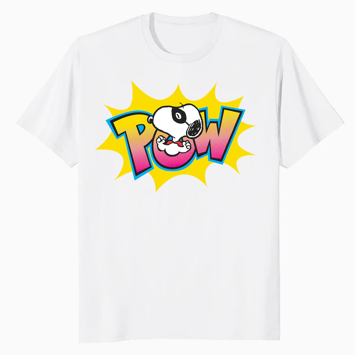 Peanuts Snoopy Masked Marvel Pow Super Hero Caped Beagle Lol Comic Official Men's T-Shirt