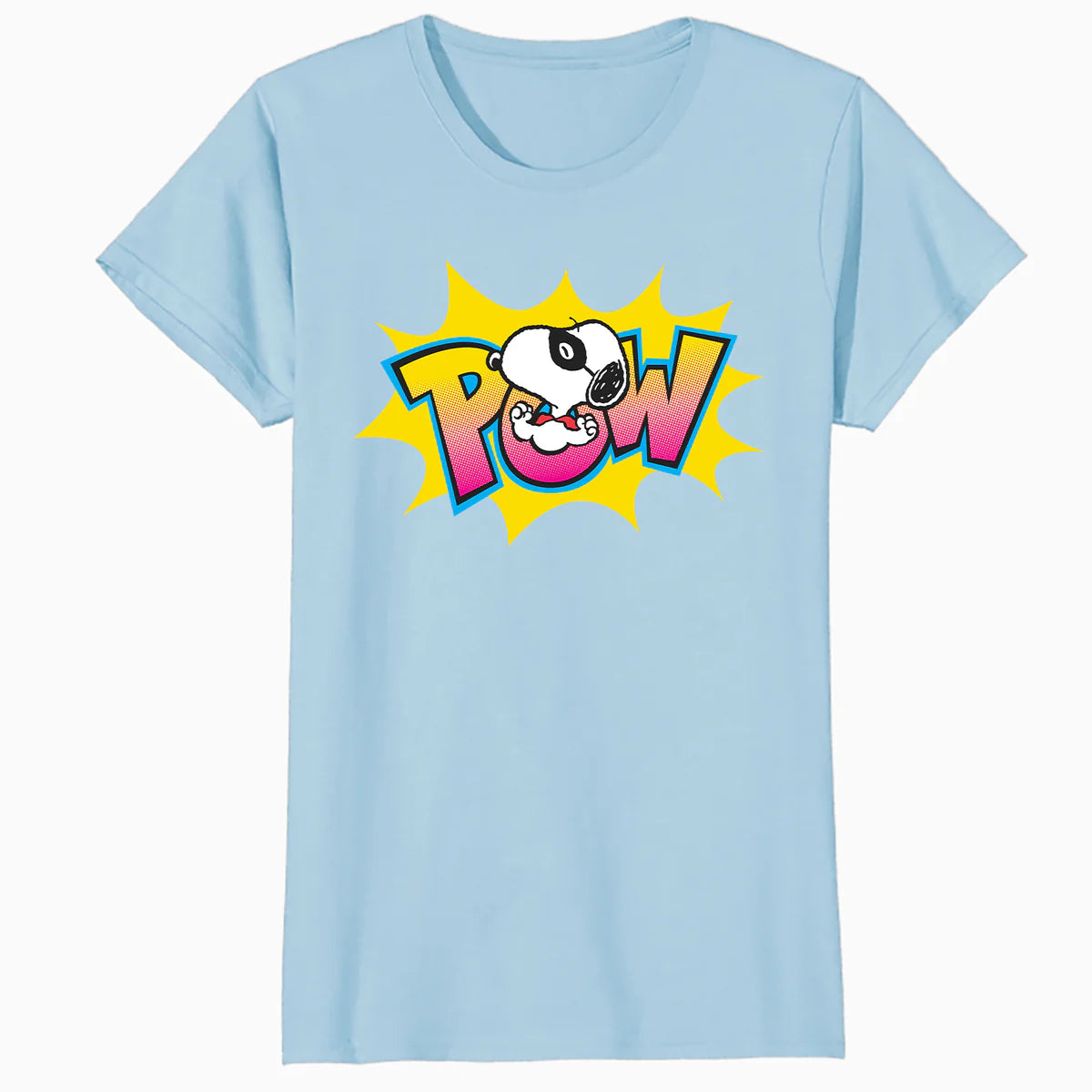 Peanuts Snoopy Masked Marvel Pow Super Hero Caped Beagle Lol Comic Official Women's SKINNY FIT T-Shirt