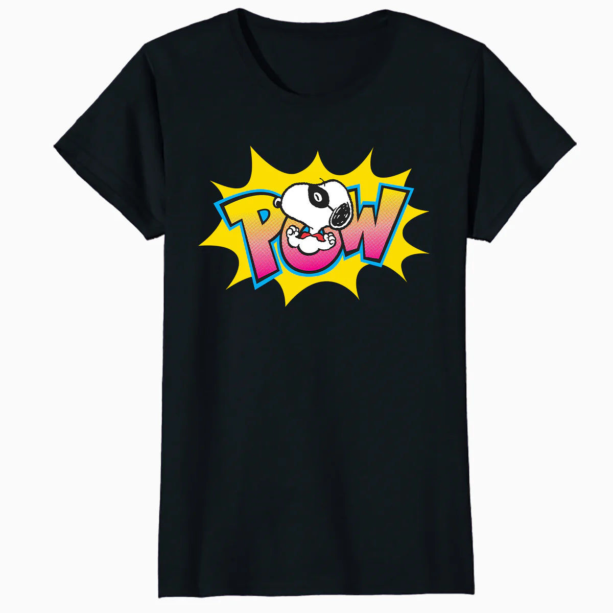 Peanuts Snoopy Masked Marvel Pow Super Hero Caped Beagle Lol Comic Official Women's SKINNY FIT T-Shirt