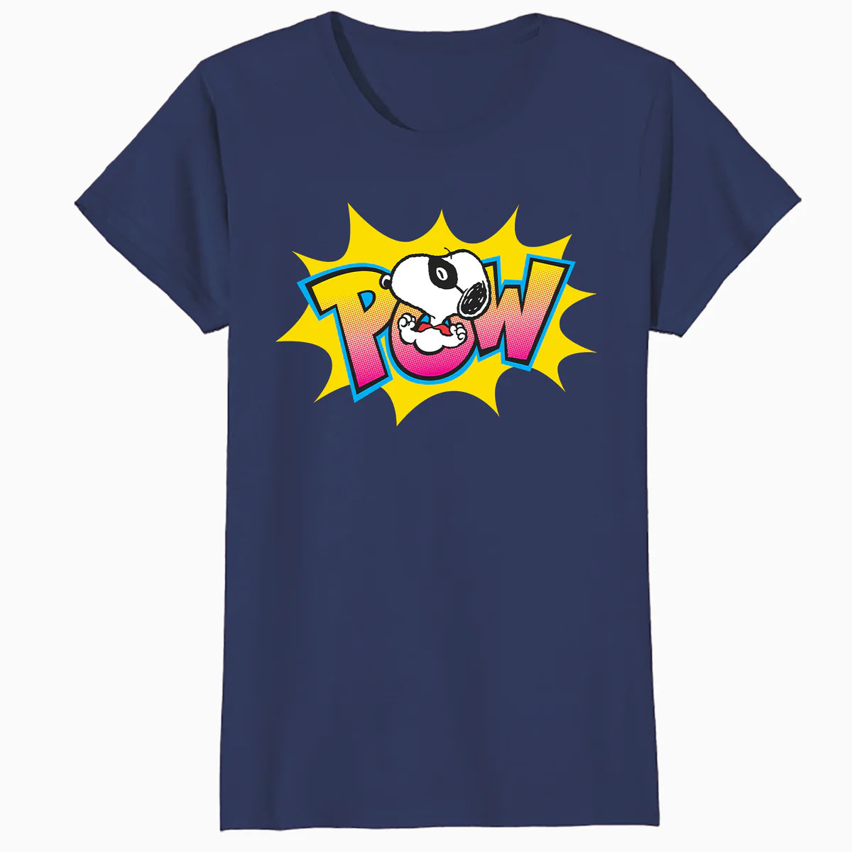 Peanuts Snoopy Masked Marvel Pow Super Hero Caped Beagle Lol Comic Official Women's SKINNY FIT T-Shirt