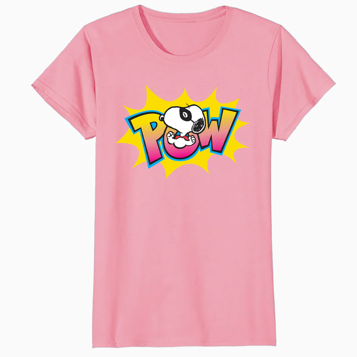 Peanuts Snoopy Masked Marvel Pow Super Hero Caped Beagle Lol Comic Official Women's SKINNY FIT T-Shirt