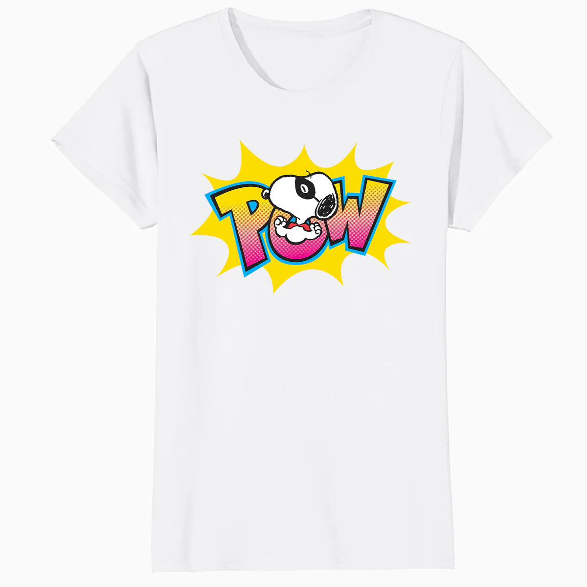 Peanuts Snoopy Masked Marvel Pow Super Hero Caped Beagle Lol Comic Official Women's SKINNY FIT T-Shirt