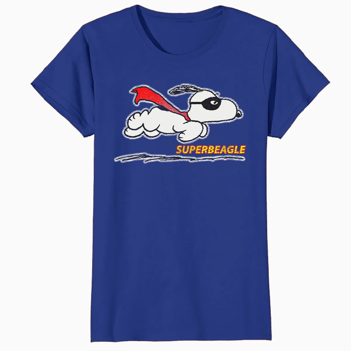 Peanuts Snoopy Masked Marvel Super Beagle Flying Caped Hero Classic Official Women's SKINNY FIT T-Shirt