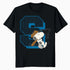 Peanuts Baseball Snoopy Swing Bat Retro 90s Varsity Sports Official Men's T-Shirt