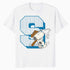 Peanuts Baseball Snoopy Swing Bat Retro 90s Varsity Sports Official Men's T-Shirt