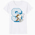 Peanuts Baseball Snoopy Swing Bat Retro 90s Varsity Sports Official Women's SKINNY FIT T-Shirt