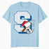 Peanuts Baseball Snoopy Swing Varsity Sports Classic Comics Official Men's T-Shirt