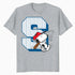 Peanuts Baseball Snoopy Swing Varsity Sports Classic Comics Official Men's T-Shirt