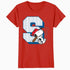 Peanuts Baseball Snoopy Swing Varsity Sports Classic Comics Official Women's SKINNY FIT T-Shirt