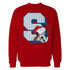 Peanuts Baseball Snoopy Swing Varsity Sports Classic Comics Official Sweatshirt
