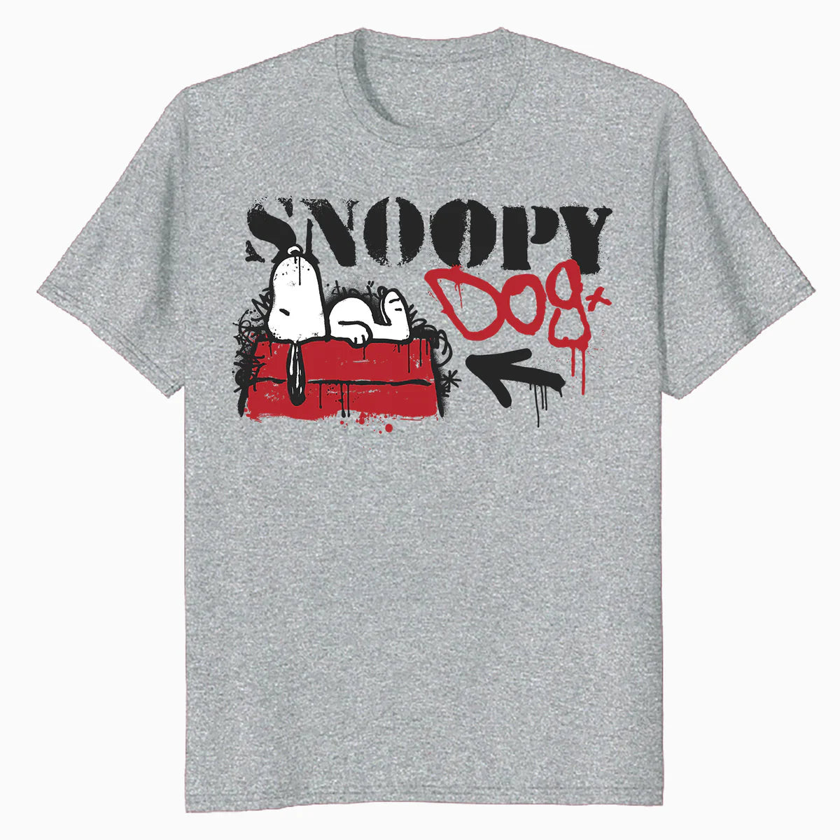 Peanuts Graffiti Snoopy Dog House Cool 90s Urban Street Art Official Men's T-Shirt