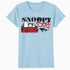 Peanuts Graffiti Snoopy Dog House Cool 90s Urban Street Art Official Women's SKINNY FIT T-Shirt