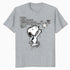 Peanuts Graffiti Snoopy Stencil Star Street Art Retro Urban Official Men's T-Shirt