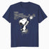 Peanuts Graffiti Snoopy Stencil Star Street Art Retro Urban Official Men's T-Shirt